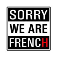 Logo Sorry We Are French